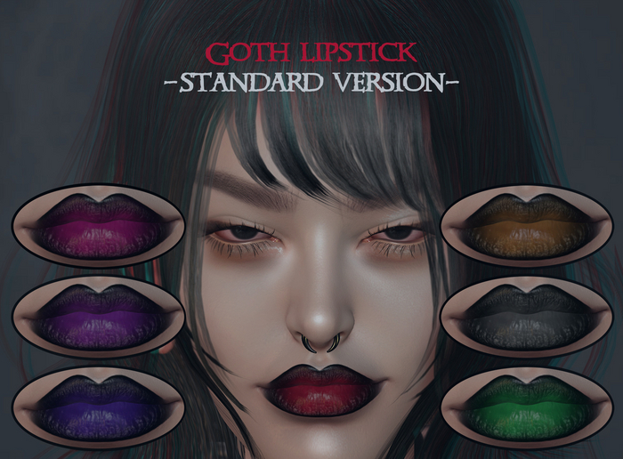 !SIDIKA SAKA! Gothic Lipstick "Standard Version" 'Evox' (ADD)