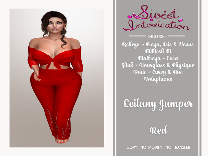 ::Sweet Intoxication:: Leilany Jumper - Red