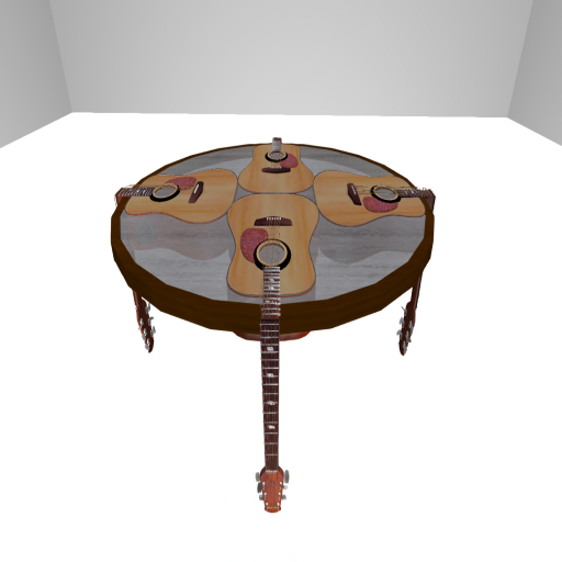 Guitar table Oval