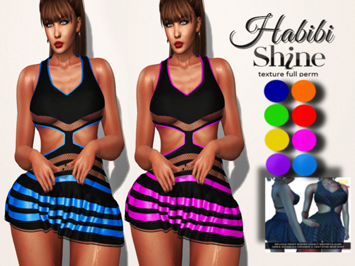 AJ [SHINE FULL PERM] DRESS HABIBI _TEXTURE FULL PERM