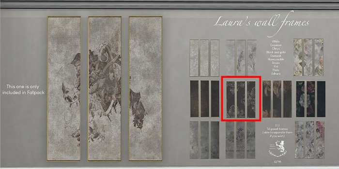 ::KKs:: Laura's frames (damask) (wear)