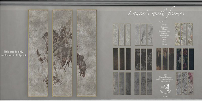 ::KKs:: Laura's frames  FATPACK (wear)