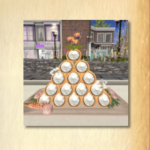 DFS Wedding - Peaches And Cream Cannoli Platter