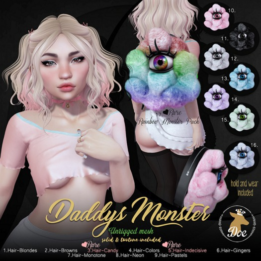 9.Doe: Daddys Monster - Pastels 
