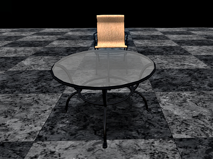 Iron Outdoor Lounge Furniture (2 piece)