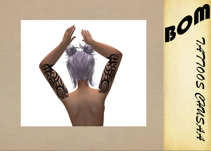 TATTOO TRIVIAL LARGO BRAZO, BOM TATTOO
