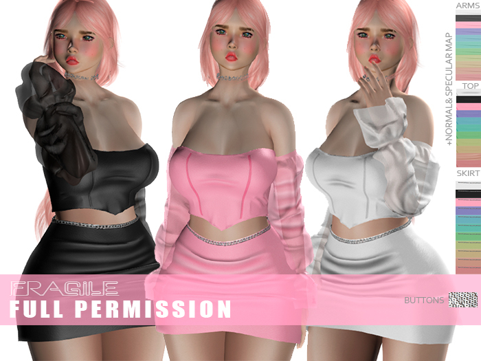 .Fragile. 40 Textures Full Perm for GUTTO MODEL 45