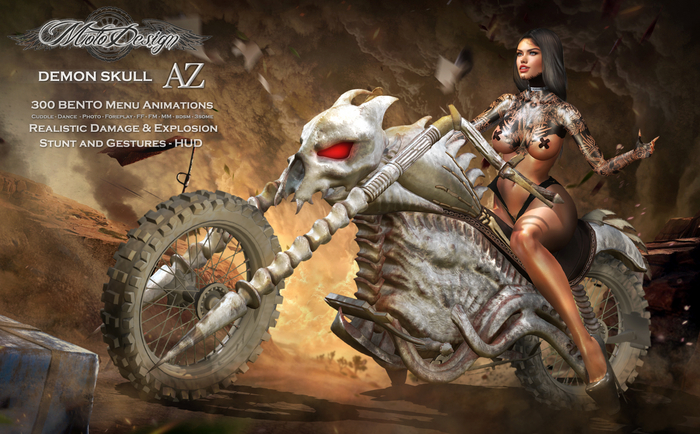 Motorcycle - MotoDesign - Demon Skull - EVO