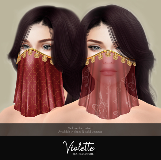 VIOLETTE - Veil Red - Fantasy