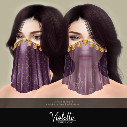 VIOLETTE - Veil Purple - Fantasy