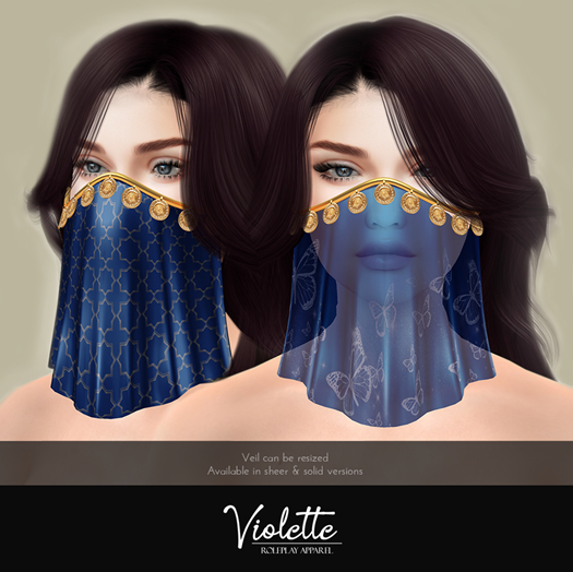 VIOLETTE - Veil Blue - Fantasy