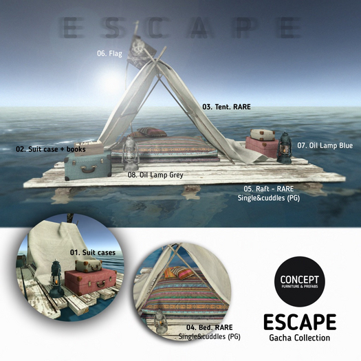 Concept} *03. Escape. Tent. RARE