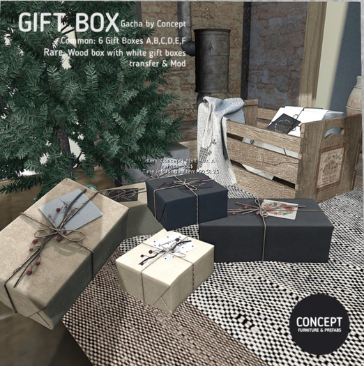 Concept} *WOOD Gift Boxes. RARE