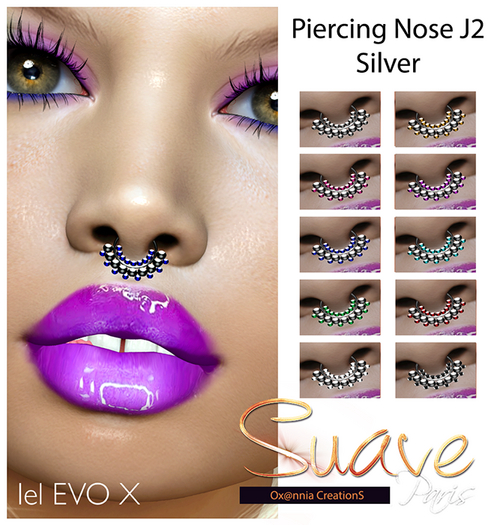 *{Suave}* Piercing Nose J2 Silver Box