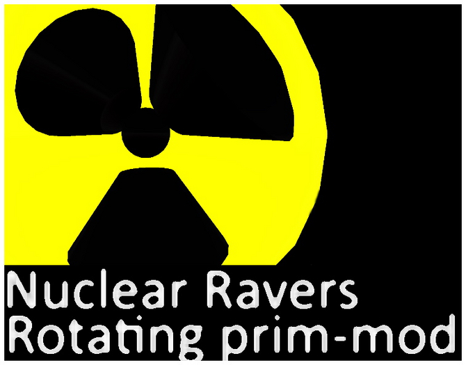 Nuclear Raverz rotating sign