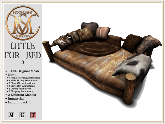 [MoonSha] Little Fur Bed - 3 (Boxed)
