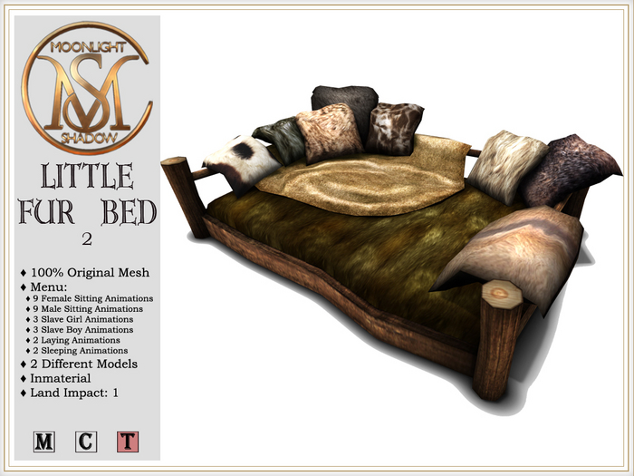 [MoonSha] Little Fur Bed - 2 (Boxed)