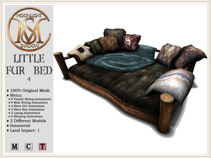 [MoonSha] Little Fur Bed - 4 (Boxed)