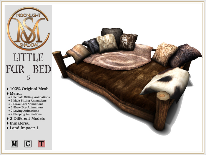 [MoonSha] Little Fur Bed - 5 (Boxed)