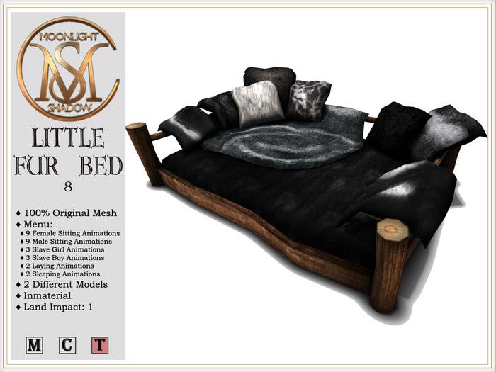 [MoonSha] Little Fur Bed - 8 (Boxed)