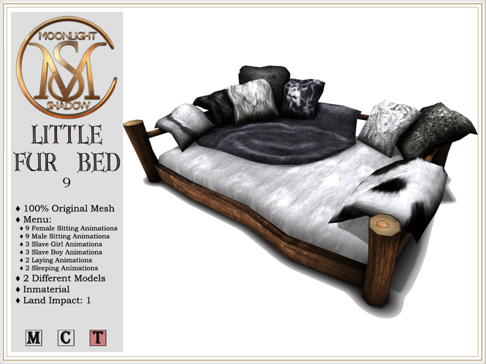 [MoonSha] Little Fur Bed - 9 (Boxed)
