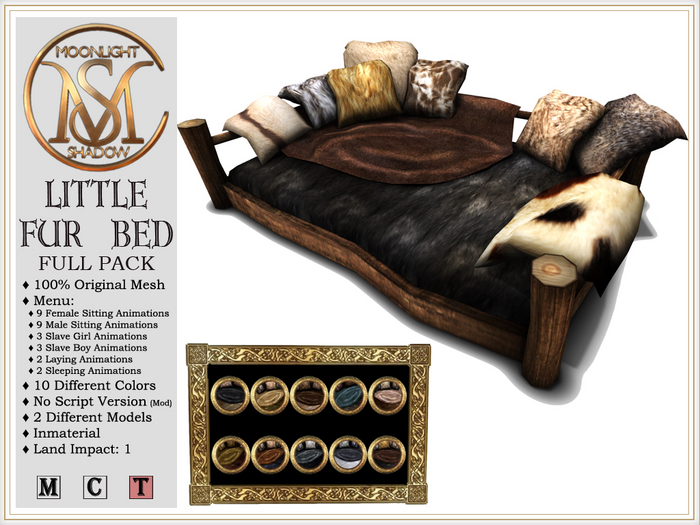 [MoonSha] Little Fur Bed - FULL PACK (Boxed)