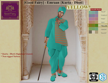 [Good Fairy] - Emraan {Kurta Dhoti} *YELLOW*