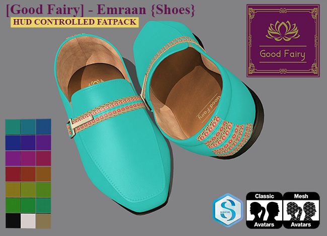[Good Fairy] - Emraan {Shoes} *FATPACK*