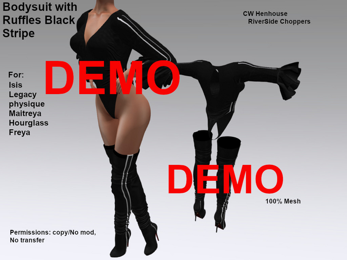 [CW] -Bodysuit with Ruffles Outfit DEMO -BOX