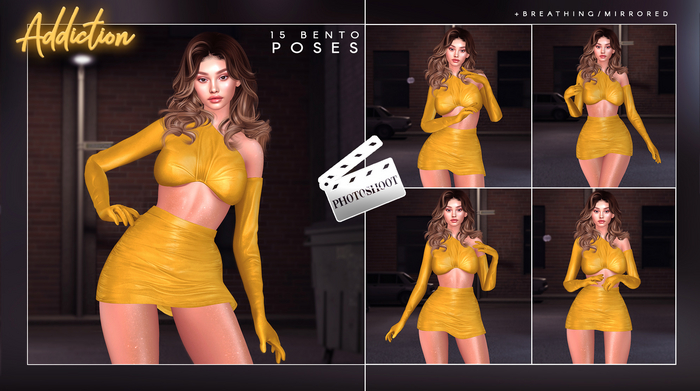 PHOTOSHOOT: Addiction - Bento Pose Pack