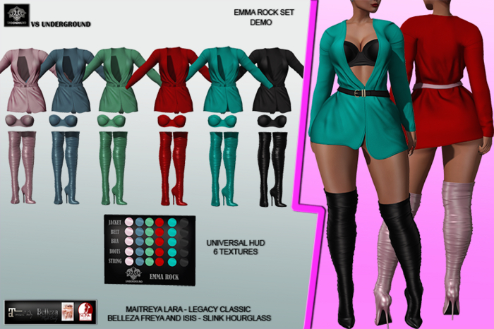 **DEMO**EMMA ROCK URBAN STYLE COMPLET OUTFIT** (WEAR)