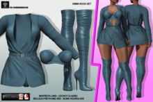 **EMMA ROCK BLUE URBAN STYLE COMPLET OUTFIT** (WEAR)