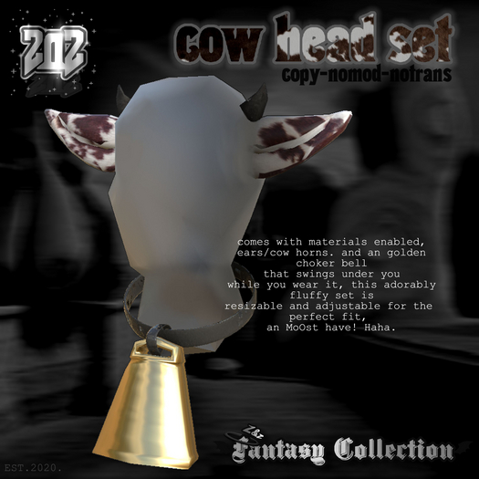 {DUALZZ} - "Cow ears/bell set"