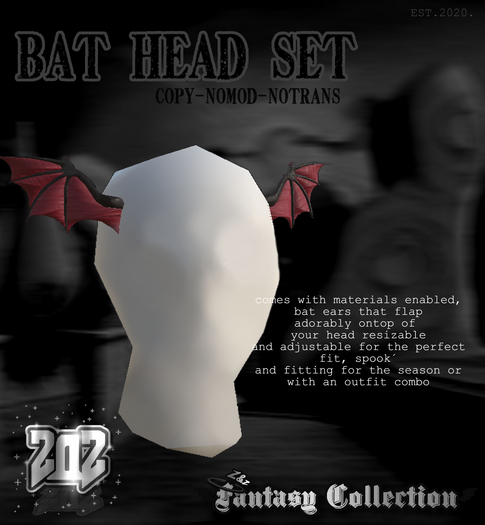 {DUALZZ} - "Bat headwing set"
