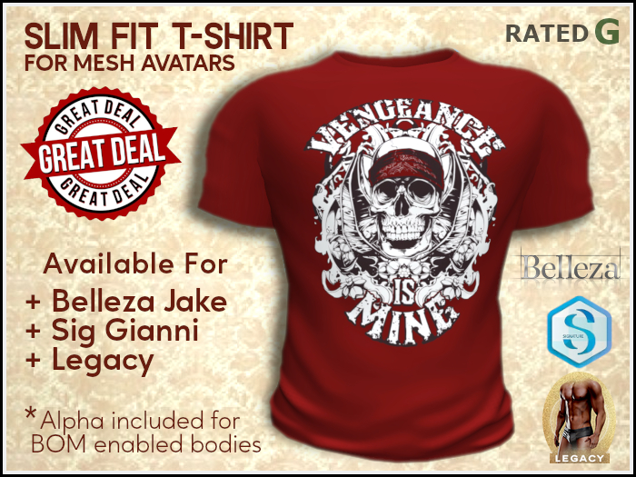 Red Vengeance T Shirt