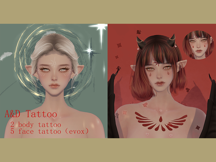 YaYa*A&D tattoo(tintable)