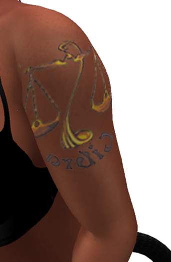TATTOO IMAGEN, BOM, LIBRA, TATTOO** BRAZOS-1