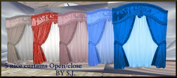 5 NICE CURTAINS LIGURIA COLORI