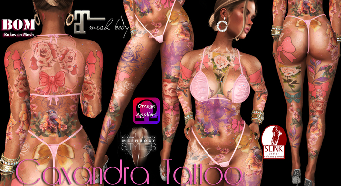 SWEET WHISPER BODY TATTOO
