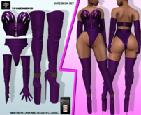 **KATE BECK RISQUE PURPLE STYLE COMPLET OUTFIT** (WEAR)