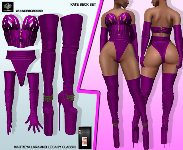 **KATE BECK PINK RISQUE STYLE COMPLET OUTFIT** (WEAR)