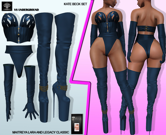 **KATE BECK BLUE RISQUE STYLE COMPLET OUTFIT** (WEAR)