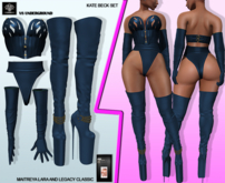 **KATE BECK BLUE RISQUE STYLE COMPLET OUTFIT** (WEAR)
