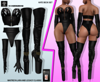 **KATE BECK BLACK RISQUE STYLE COMPLET OUTFIT** (WEAR)