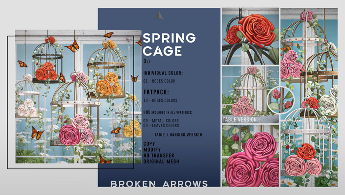 BROKEN ARROWS - Spring Cage - FATPACK 