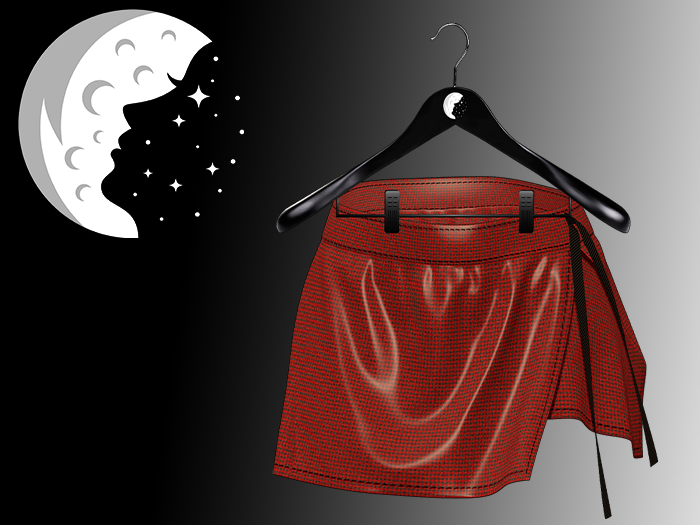 Moonie - Emily Skirt - Fabric Red