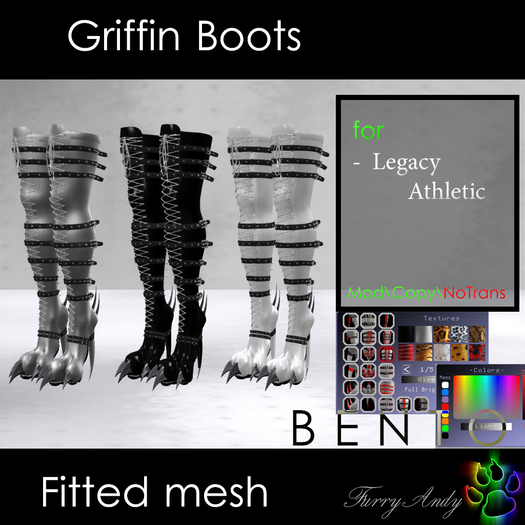 DEMO - Furry Andy - Griffin Boots - Legacy Athletic