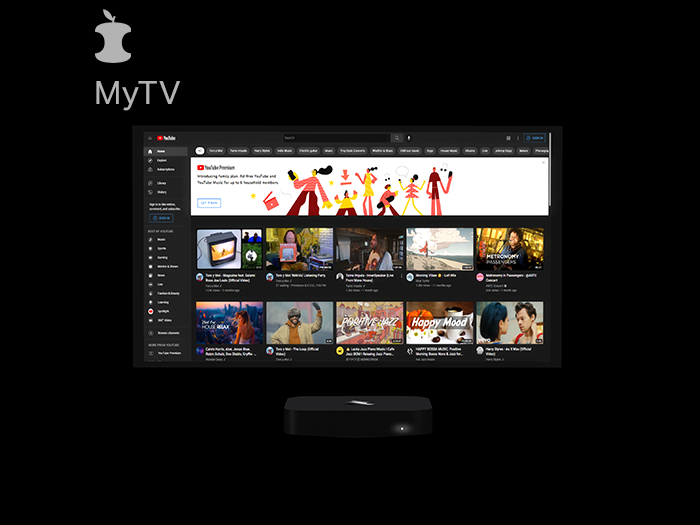 MyTV media-enabled TV/Browser