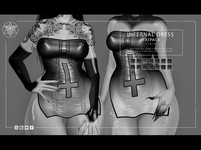 +PB+ Infernal Dress - Fatpack DEMO