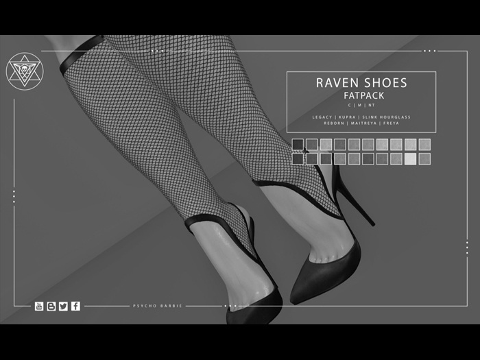 +PB+ Raven Shoes - Fatpack DEMO